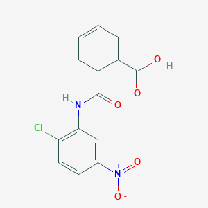 6-[(2-Chloro-5-nitrophenyl)carbamoyl]cyclohex-3-ene-1-carboxylic acid