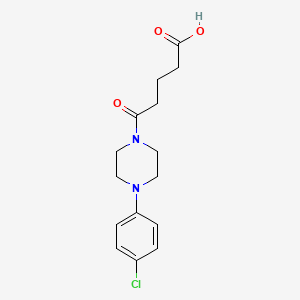 5-[4-(4-Chlorophenyl)piperazin-1-yl]-5-oxopentanoic acid