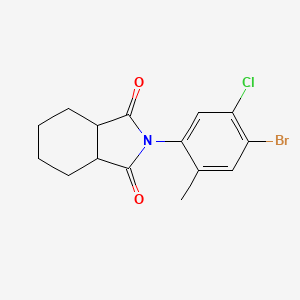 2-(4-bromo-5-chloro-2-methylphenyl)hexahydro-1H-isoindole-1,3(2H)-dione