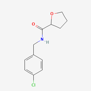 N-(4-chlorobenzyl)tetrahydro-2-furancarboxamide