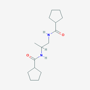 N,N'-propane-1,2-diyldicyclopentanecarboxamide