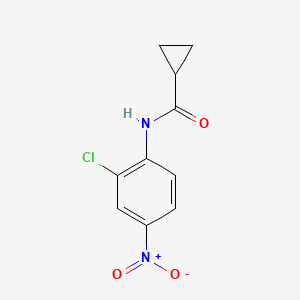 molecular formula C10H9ClN2O3 B4032763 N-(2-chloro-4-nitrophenyl)cyclopropanecarboxamide 