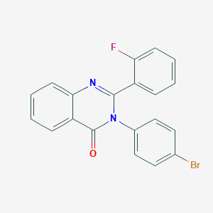 3-(4-bromophenyl)-2-(2-fluorophenyl)-4(3H)-quinazolinone