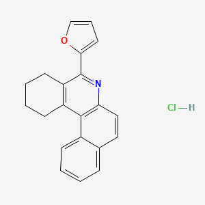 5-(Furan-2-yl)-1,2,3,4-tetrahydrobenzo[a]phenanthridine;hydrochloride