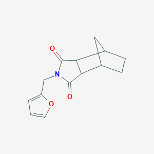 2-(furan-2-ylmethyl)hexahydro-1H-4,7-methanoisoindole-1,3(2H)-dione