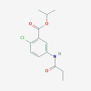 isopropyl 2-chloro-5-(propionylamino)benzoate