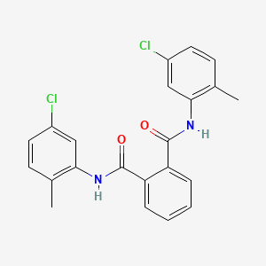 1-N,2-N-bis(5-chloro-2-methylphenyl)benzene-1,2-dicarboxamide