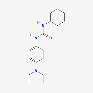 N-cyclohexyl-N'-[4-(diethylamino)phenyl]urea