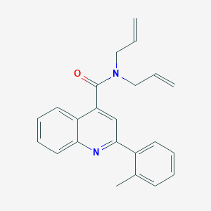 N,N-diallyl-2-(2-methylphenyl)-4-quinolinecarboxamide