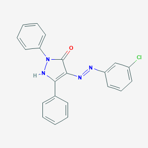 4-[(3-Chloro-phenyl)-hydrazono]-2,5-diphenyl-2,4-dihydro-pyrazol-3-one