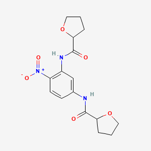 N,N'-(4-nitrobenzene-1,3-diyl)ditetrahydrofuran-2-carboxamide