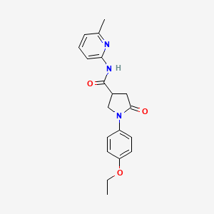 1-(4-ethoxyphenyl)-N-(6-methylpyridin-2-yl)-5-oxopyrrolidine-3-carboxamide