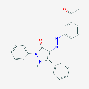4-[(3-Acetyl-phenyl)-hydrazono]-2,5-diphenyl-2,4-dihydro-pyrazol-3-one