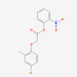 2-nitrophenyl (4-bromo-2-methylphenoxy)acetate