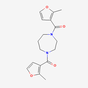 [4-(2-methylfuran-3-carbonyl)-1,4-diazepan-1-yl]-(2-methylfuran-3-yl)methanone