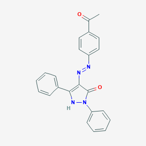 4-[(4-Acetyl-phenyl)-hydrazono]-2,5-diphenyl-2,4-dihydro-pyrazol-3-one