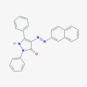 4-(Naphthalen-2-yl-hydrazono)-2,5-diphenyl-2,4-dihydro-pyrazol-3-one