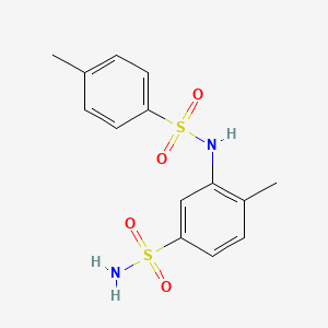 4-METHYL-3-{[(4-METHYLPHENYL)SULFONYL]AMINO}-1-BENZENESULFONAMIDE