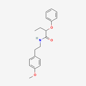 N-[2-(4-methoxyphenyl)ethyl]-2-phenoxybutanamide