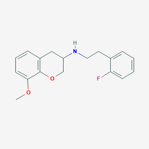 N-[2-(2-fluorophenyl)ethyl]-8-methoxy-3-chromanamine