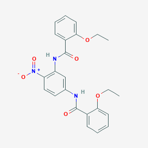 2-ethoxy-N-[3-[(2-ethoxybenzoyl)amino]-4-nitrophenyl]benzamide