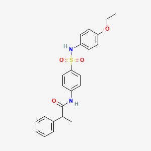 N-(4-{[(4-ethoxyphenyl)amino]sulfonyl}phenyl)-2-phenylpropanamide