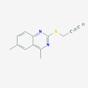 4,6-Dimethyl-2-(prop-2-yn-1-ylsulfanyl)quinazoline