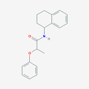 2-phenoxy-N-(1,2,3,4-tetrahydronaphthalen-1-yl)propanamide