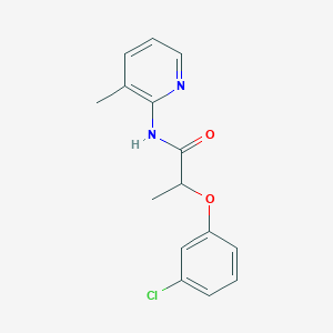 2-(3-chlorophenoxy)-N-(3-methylpyridin-2-yl)propanamide