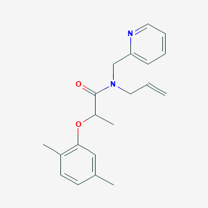 N-allyl-2-(2,5-dimethylphenoxy)-N-(pyridin-2-ylmethyl)propanamide