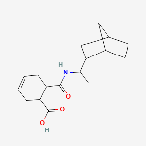 6-{[(1-bicyclo[2.2.1]hept-2-ylethyl)amino]carbonyl}-3-cyclohexene-1-carboxylic acid