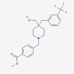 methyl 4-({4-(hydroxymethyl)-4-[3-(trifluoromethyl)benzyl]-1-piperidinyl}methyl)benzoate