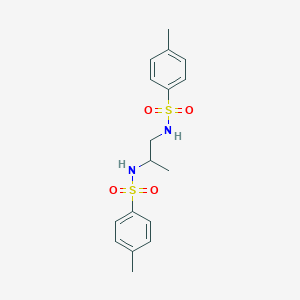 molecular formula C17H22N2O4S2 B4033589 4-METHYL-N-[1-(4-METHYLBENZENESULFONAMIDO)PROPAN-2-YL]BENZENE-1-SULFONAMIDE 