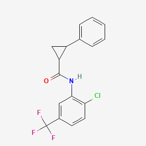 N-[2-chloro-5-(trifluoromethyl)phenyl]-2-phenylcyclopropane-1-carboxamide