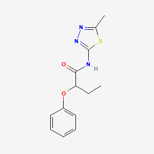 N-(5-methyl-1,3,4-thiadiazol-2-yl)-2-phenoxybutanamide