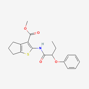 METHYL 2-(2-PHENOXYBUTANAMIDO)-4H,5H,6H-CYCLOPENTA[B]THIOPHENE-3-CARBOXYLATE