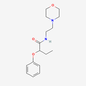 N-[2-(morpholin-4-yl)ethyl]-2-phenoxybutanamide