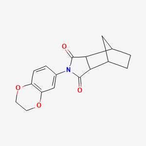 2-(2,3-dihydro-1,4-benzodioxin-6-yl)hexahydro-1H-4,7-methanoisoindole-1,3(2H)-dione