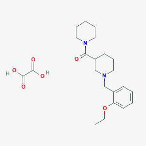 1-(2-ethoxybenzyl)-3-(1-piperidinylcarbonyl)piperidine oxalate