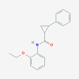 molecular formula C18H19NO2 B4033732 N-(2-ethoxyphenyl)-2-phenylcyclopropane-1-carboxamide 