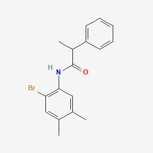 N-(2-bromo-4,5-dimethylphenyl)-2-phenylpropanamide