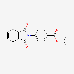 propan-2-yl 4-(1,3-dioxo-1,3,3a,4,7,7a-hexahydro-2H-isoindol-2-yl)benzoate