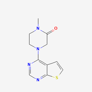 1-methyl-4-thieno[2,3-d]pyrimidin-4-yl-2-piperazinone