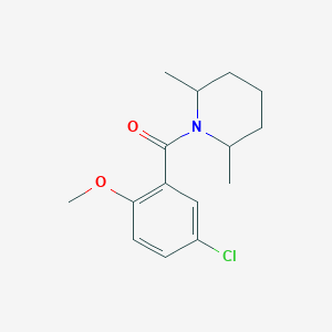 (5-Chloro-2-methoxyphenyl)(2,6-dimethylpiperidin-1-yl)methanone