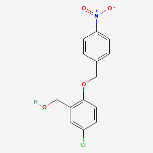 {5-chloro-2-[(4-nitrobenzyl)oxy]phenyl}methanol