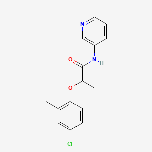 2-(4-chloro-2-methylphenoxy)-N-(pyridin-3-yl)propanamide