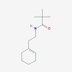 N-[2-(1-cyclohexen-1-yl)ethyl]-2,2-dimethylpropanamide