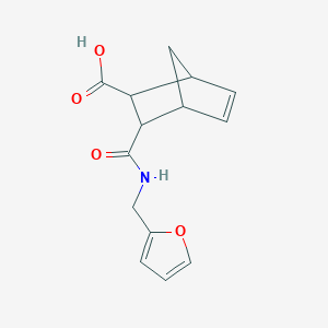 3-{[(2-furylmethyl)amino]carbonyl}bicyclo[2.2.1]hept-5-ene-2-carboxylic acid