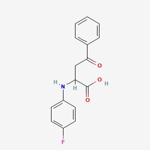 2-[(4-fluorophenyl)amino]-4-oxo-4-phenylbutanoic acid