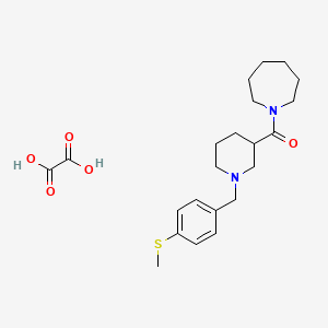 1-({1-[4-(methylthio)benzyl]-3-piperidinyl}carbonyl)azepane oxalate